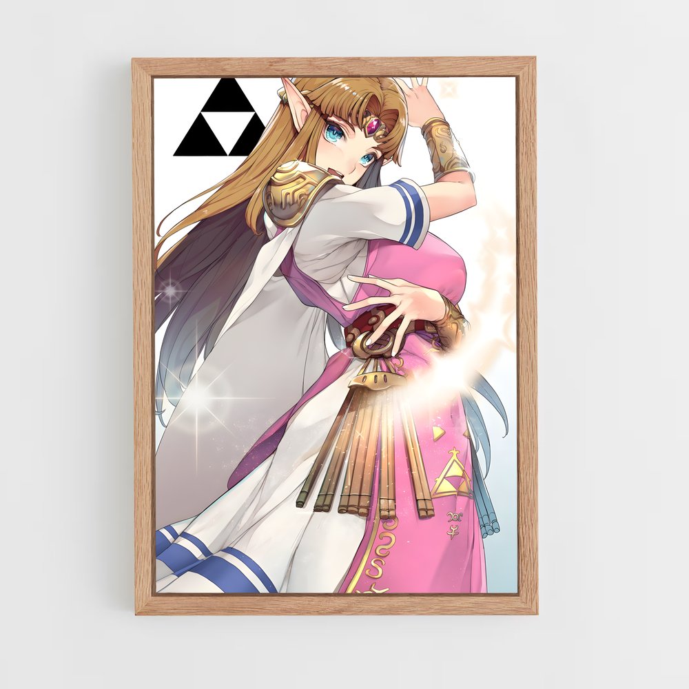 Poster La Princesse Envoûtante – affiche Zelda (vue 4)